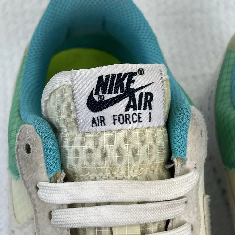 Nike Air Force 1 Crater Move To Zero White Dynamic Turquoise W Sz 9 DO7692-101